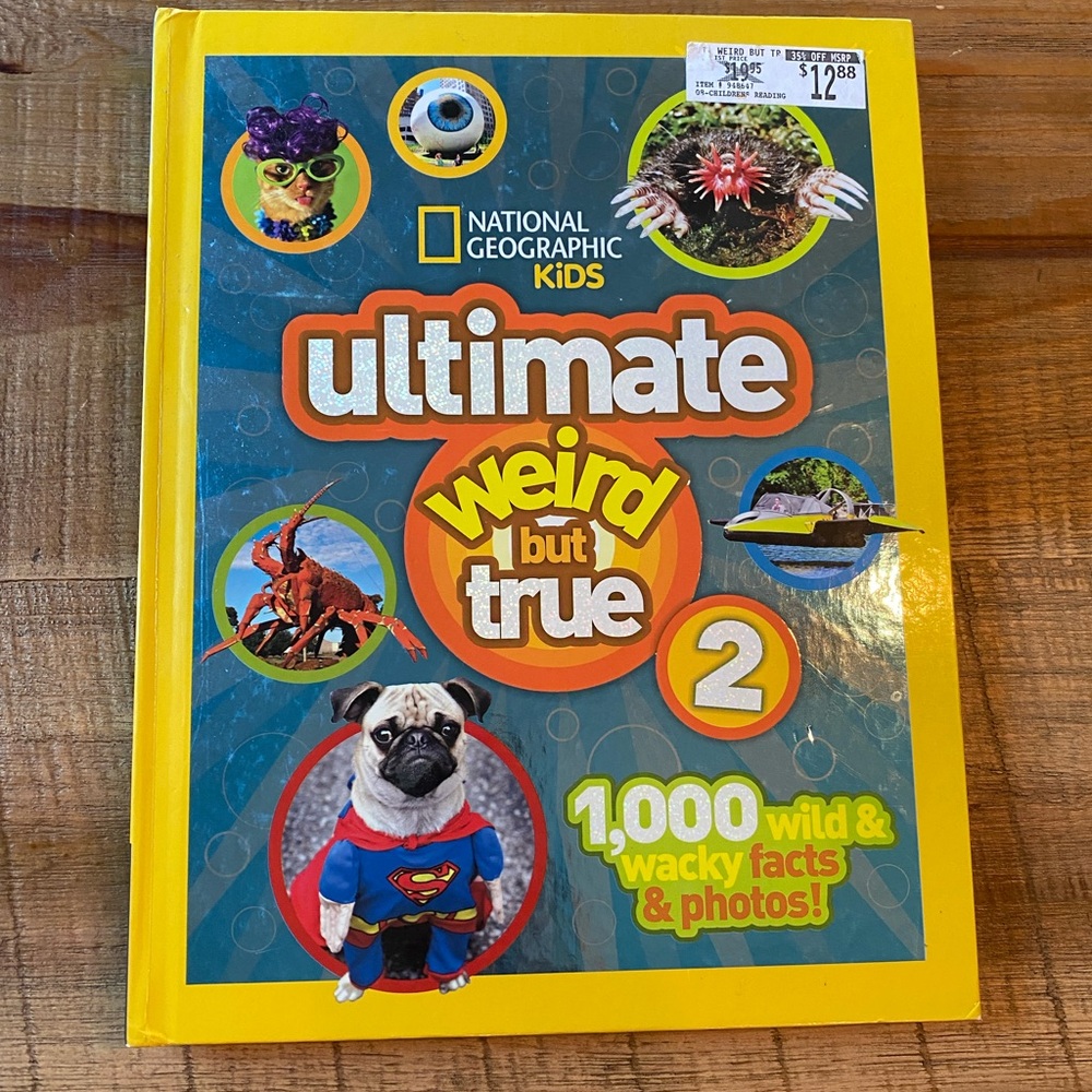 National Geographic Kids Ultimate Weird But True 2 Book NWT